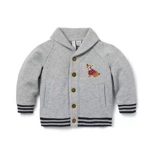 Janie and Jack French Bulldog Cardigan 18-24M